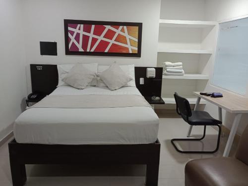 1 double bed