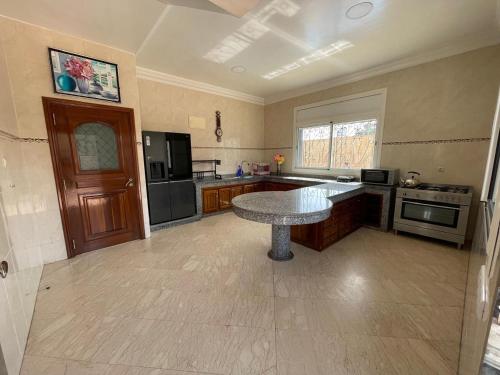 주방, Villa Soufiane Dar Bouazza in 카사블랑카