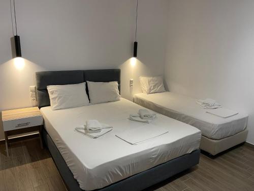 1 queen bed, 1 twin bed