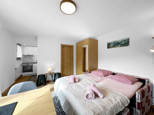 Zajednički dnevni boravak / prostorija s TV-om, MountLine Studio- 4 Valleys- Swiss Alps in Nendaz