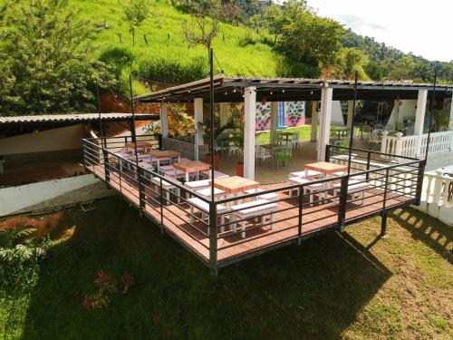 Restorāns, Hotel Jardín Del Río (Hotel Jardin Del Rio) in Andes