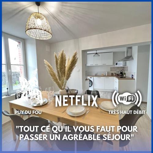 Puy duFou 15 min T3 L'étape du Panache gîte à louer La Pommeraie-sur-Sèvre