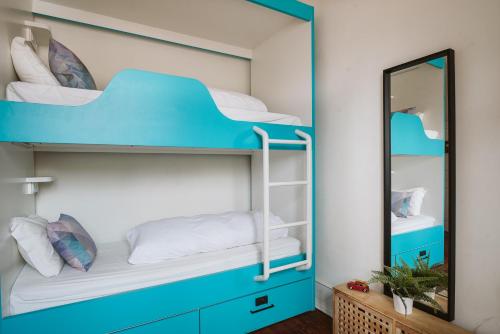Bed in 4-Bed Female Dormitory Room room in The Salty Surf & Yoga