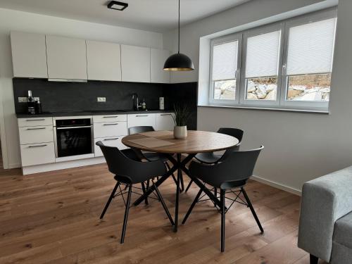 virtuve, Ferienwohnung Pfälzer Auszeit (Ferienwohnung Pfalzer Auszeit) in Ilbesheim bei Landau in der Pfalz