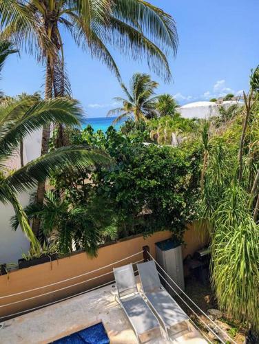 Modern Beach Villa Pool Ocean Views Terrace BBQ Villa Vista Real in Playa del Carmen, Mexico