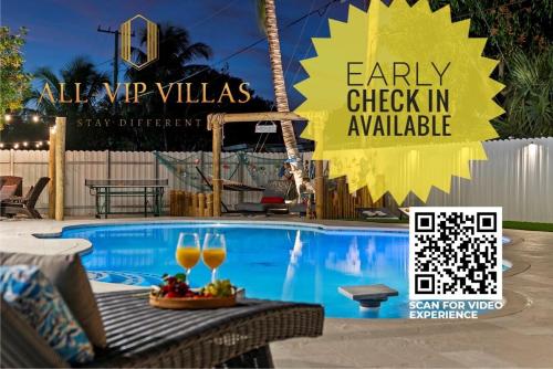 Paradise Villa, Luxury Retreat !! 7BD,Heated Pool, Games, Beach near in West Palm Beach, USA