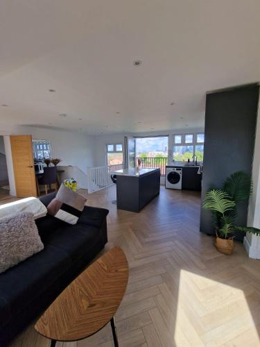 Loft apartment with skyline views of Canary Wharf, Londres