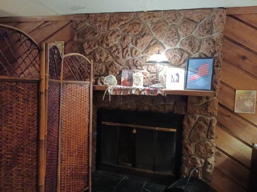 NO- MEDIA- RETRO- Antique Rose Garden Fireplace Suite in Groveland, USA