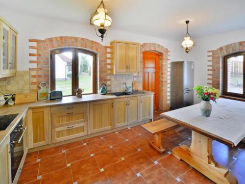 virtuve, Large holiday villa in the countryside in Grąbczyn