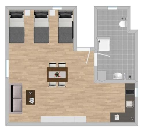 SAD233 - Gemütliche Monteurwohnung Übergangswohnung, Schwandorf (zdjęcie 2)