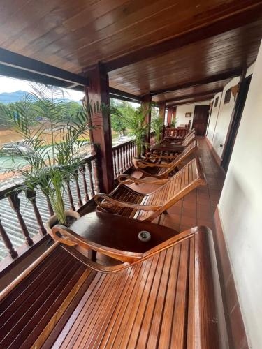 View, Villa Ouis NamKhan Riverside in Luang Prabang Old Town