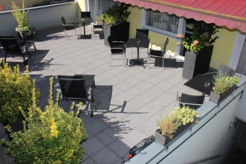 ระเบียง/ชานเรือน, Hotel Altes Winzerhaus in โคคเฮม