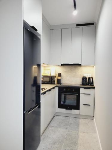 keuken, Apartament Diamond in Częstochowa