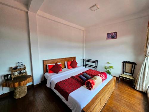 1 double bed