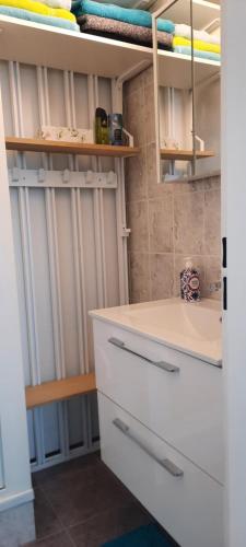 Cozy apartment with sea view and parking place in Bredene