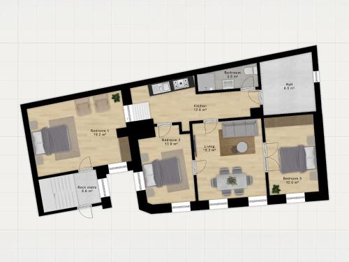 Tivoli 2 - Spacious 3 Bedroom near Tivoli - main image