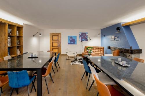 Shared lounge/TV area, Hotel Olympic - Montana Center in Crans Montana