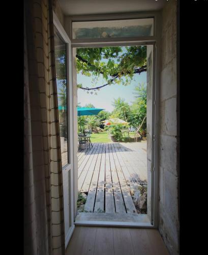 Balkons/terase, Les chambres du Nid charentais in Ventouse