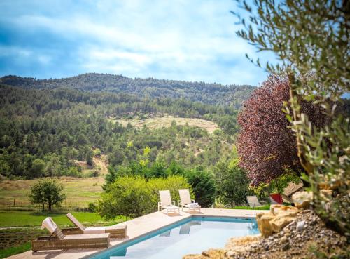 Zwembad, Domaine de Prefaissal in Mézel