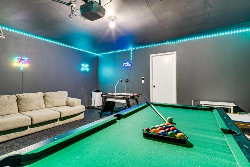 Family Home with Game Room and Deck in Spring!