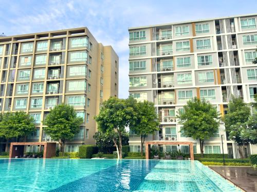 balkon/terras, Dcondo is next to the mall2 in Fah Ham