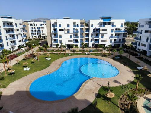 Exterior view, Costa Mar Playa 10 - Appartement Charmant avec Piscine et Vue Mer in Martil