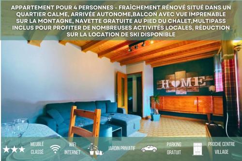 Chalet Chez Gaby 2 - Vue imprenable au calme - Proche du centre - Apartment - Morzine