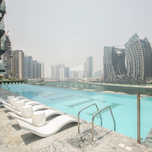 Premium 2br Apt Burj Khalifa View Pool Access, Дубай (фото 2)