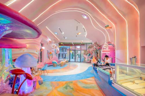 Restaurant, Flamingo Ibiza Hai Tien managed by Flamingo Hotels and Resorts in Hai Tien Beach