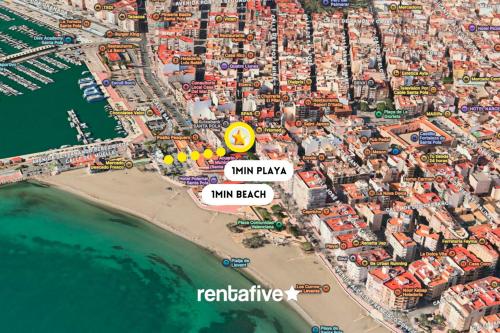 Apartment room in rentafive - Centro - 1min playa - Ascensor