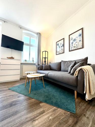 Ferienwohnung am Harz mit Küche, Balkon, Waschmaschine, Parkplatz mit Wallbox