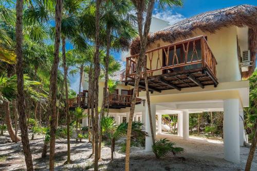 Exterior view, Casa Nah Balam. Very private. A perfect get away! in Punta Allen