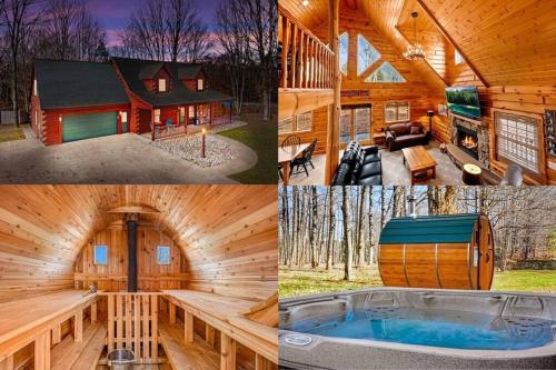 Thompsonville Lodge 3 bedroom - Hot tub - Sauna - 24hr Crystal Shuttle in Thompsonville, USA
