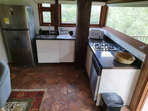 Kitchen, Hotel Aire Libre - Apartamento C in Sopota