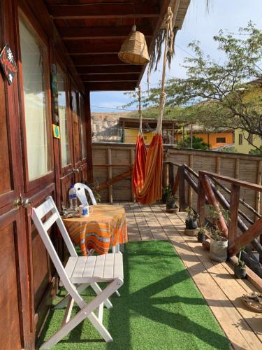Balkons/terase, Wiracocha Hostal Mancora in Mancora