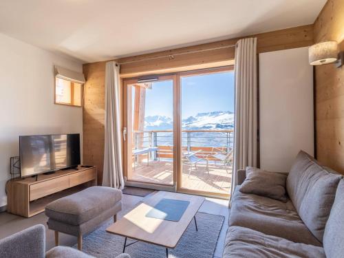 Appart 3 ch. moderne Les Arcs 1800, 8 pers., accès détente - FR-1-352-48