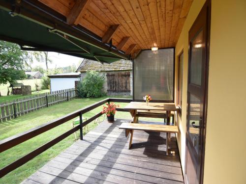 Balkons/terase, Holiday Home near Lake Mausz, Kashubia in Karłowo