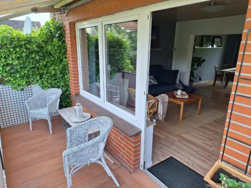 Weitblick mit Gemütlichkeit, Kaminofen und Sauna im Haus in Bleckede, Deutschland