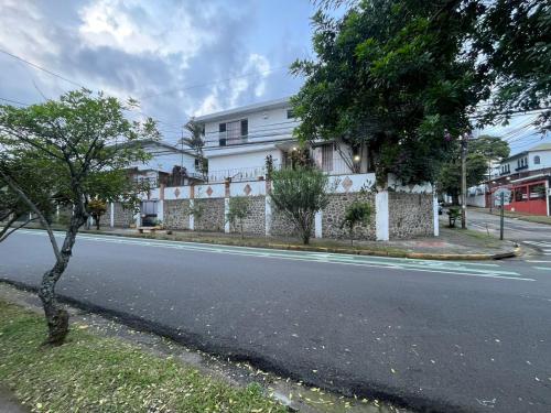 Exterior view, Haven Hostel in San Pedro