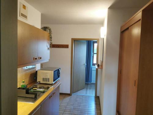 廚房, Appartement am See in 海德米勒