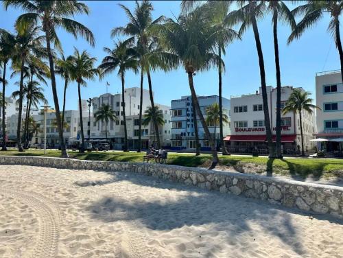 Beachfront Ocean Drive South Beach Miami in Miami Beach, USA