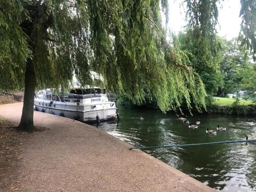 Riverside Boat Retreat on the river Thames