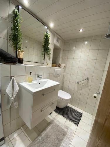 Badkamer, ART - Apartments Tirol with Balcony & FREE Parking in Brixlegg