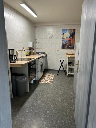 廚房, Ferienwohnung Lindenberg in 弗羅伊登貝格