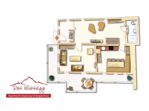 Traditional Three-Bedroom Apartment - Split Level