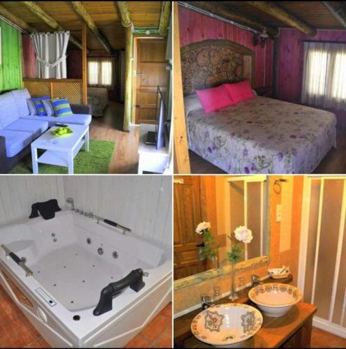 1 queen bed, 1 sofa bed