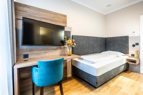 Single Room room in Das Jedermann Boutiquehotel mit Stadtgarten