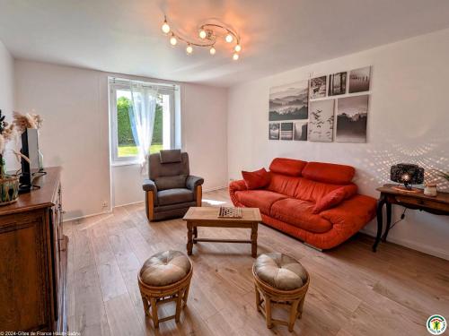 Gîte paisible avec terrasse et jardin à La Vernotte - FR-1-583-236 gîte à louer Bois de Saint-Gand