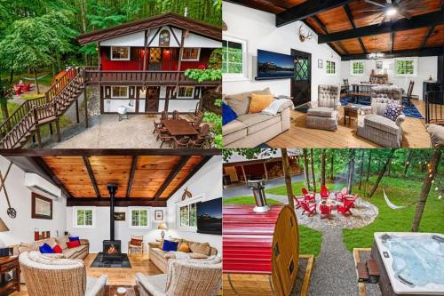 Chalet Getaway - Hot tub - Sauna - Firepit - Pool in Bellaire, USA