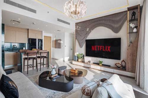 Elegant 2-Bedroom Apartment in Dubai Creek Harbour - By Dustay, Dubai (foto 4)